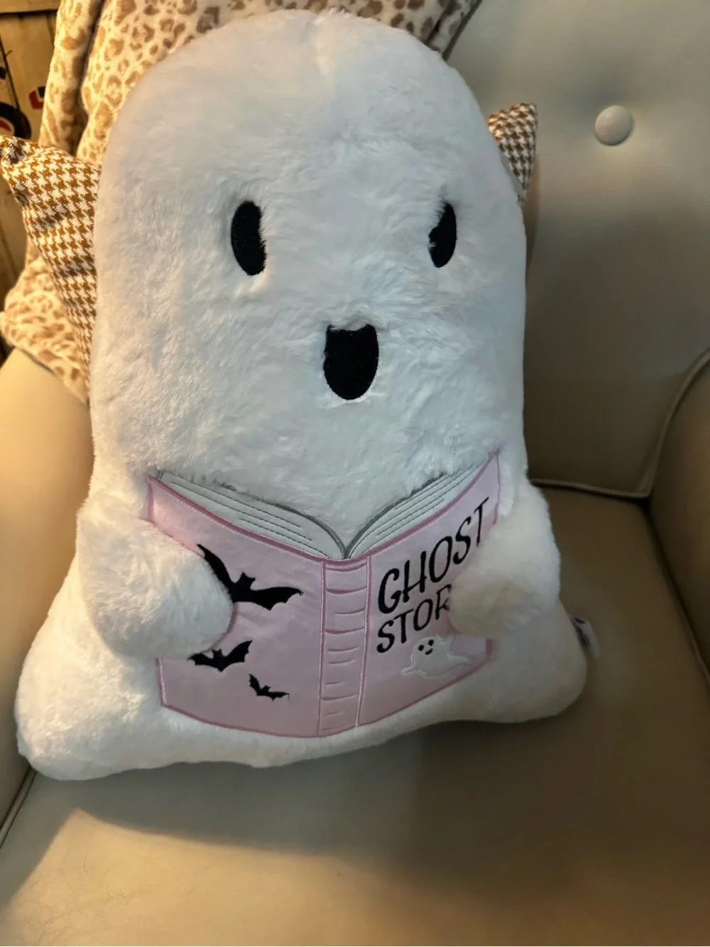 Viral Martha Stewart Ghost Plush Pink Ghost Stories NWT
